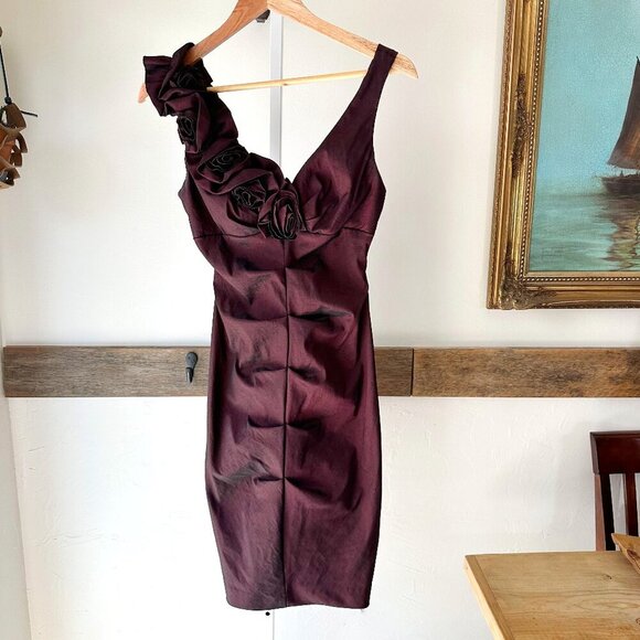 XScape‎ by Joanna Chen Merlot Formal Dress 4 - Picture 1 of 7
